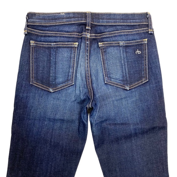 Rag and Bone Stiletto Boot Jeans in Kensington wash Dark Washed Size 26 - Picture 5 of 9